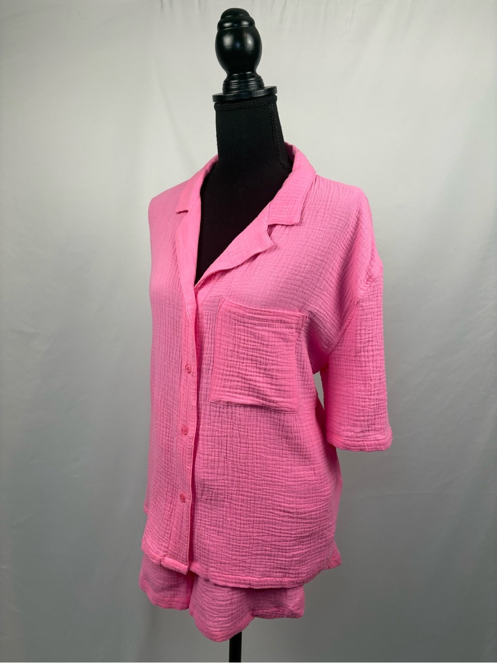 Matching Set Pink Short Set Casual